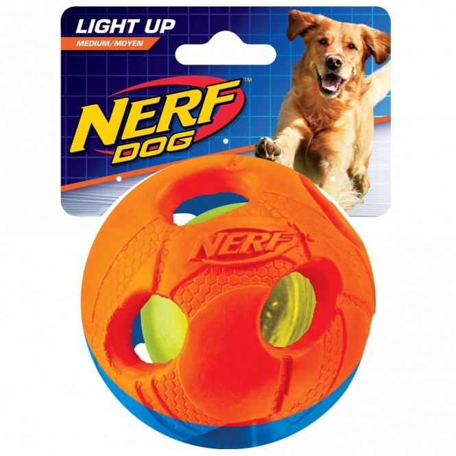 NERF Dog Iluma-Action LED-Ball - M