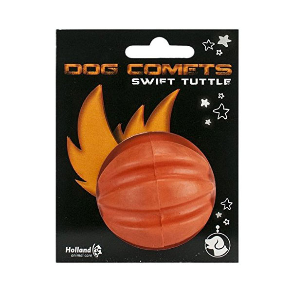 Dog Comets Ball - Swift Tuttle - orange